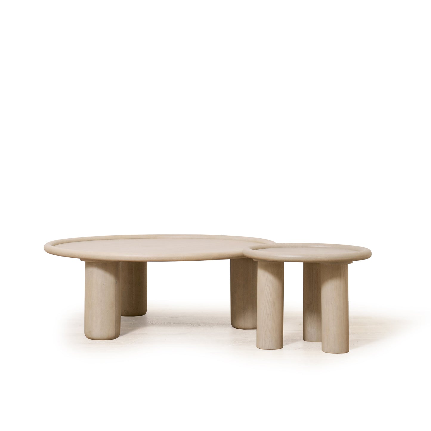 Abigail - Coffee Tables - 2 Piece Set - Bran