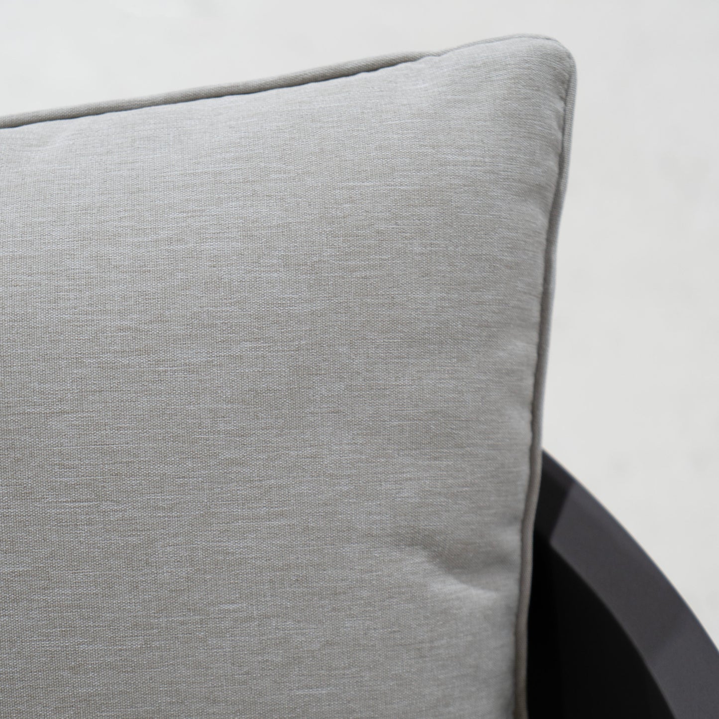 As Shown: in Vena Grey fabric.