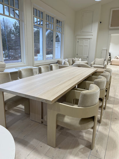Split Dining Table Custom 114x38