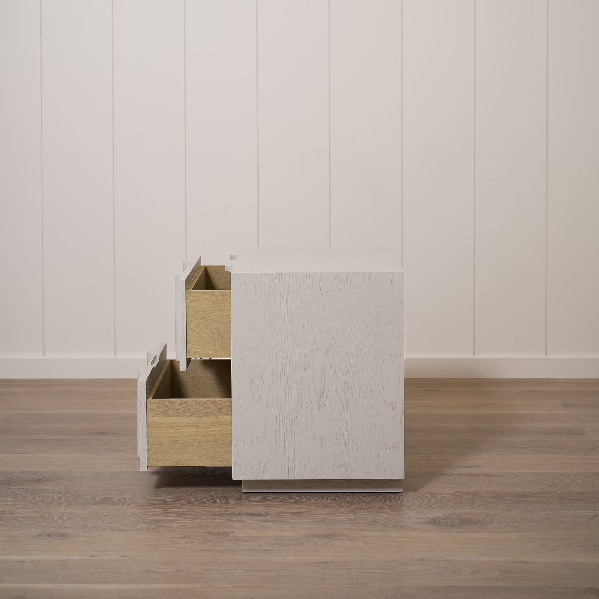 As Shown: 24"L x 20"D x 25"H | Material: Solid Ash | Finish: Wire Brushed Painted Revere Pewter