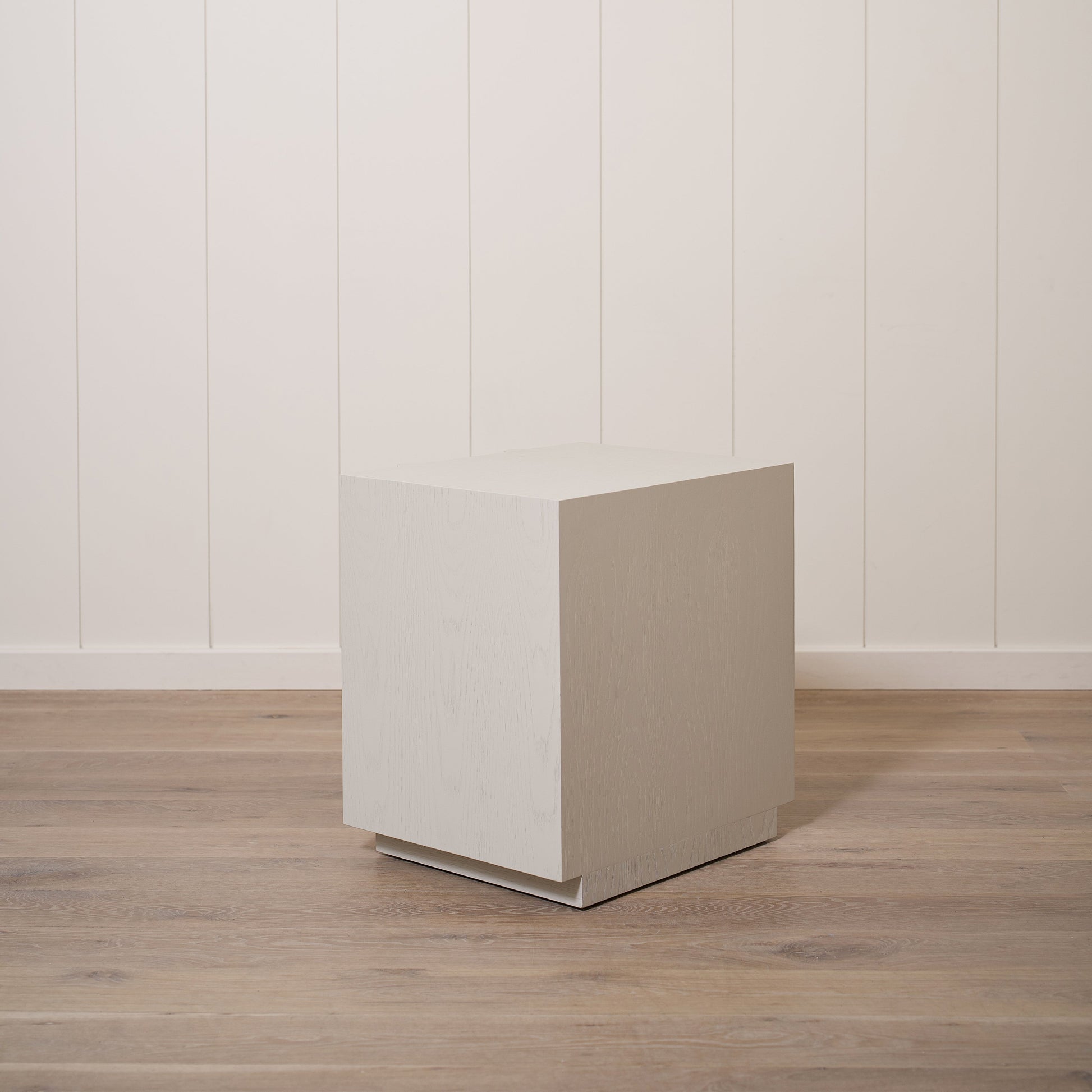 As Shown: 24"L x 20"D x 25"H | Material: Solid Ash | Finish: Wire Brushed Painted Revere Pewter