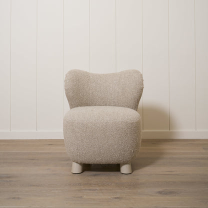 As Shown: 28"L x 29"D x 32.5"H | Style: Upholstered | Fabric: Berber Taupe | Finish: Sand