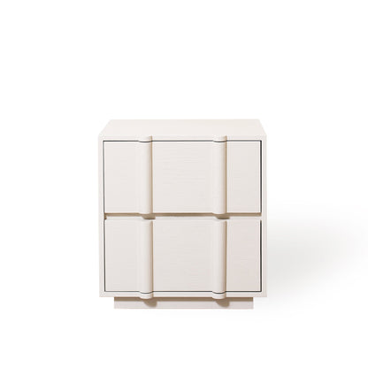 As Shown: 24"L x 20"D x 25"H | Material: Solid Ash | Finish: Wire Brushed Painted EdgeComb Grey