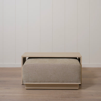 Noah Ottoman With Table