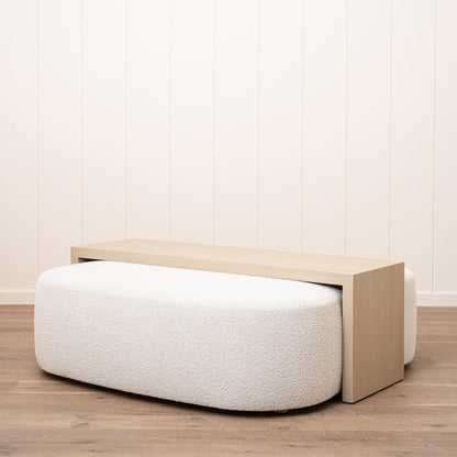 Holly Ottoman With Table