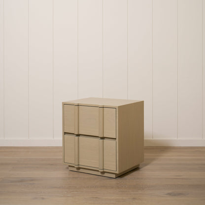 As Shown: 24"L x 20"D x 25"H | Material: Solid Ash | Finish: Natural