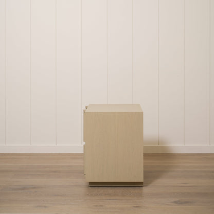 As Shown: 24"L x 20"D x 25"H | Material: Solid Ash | Finish: Natural