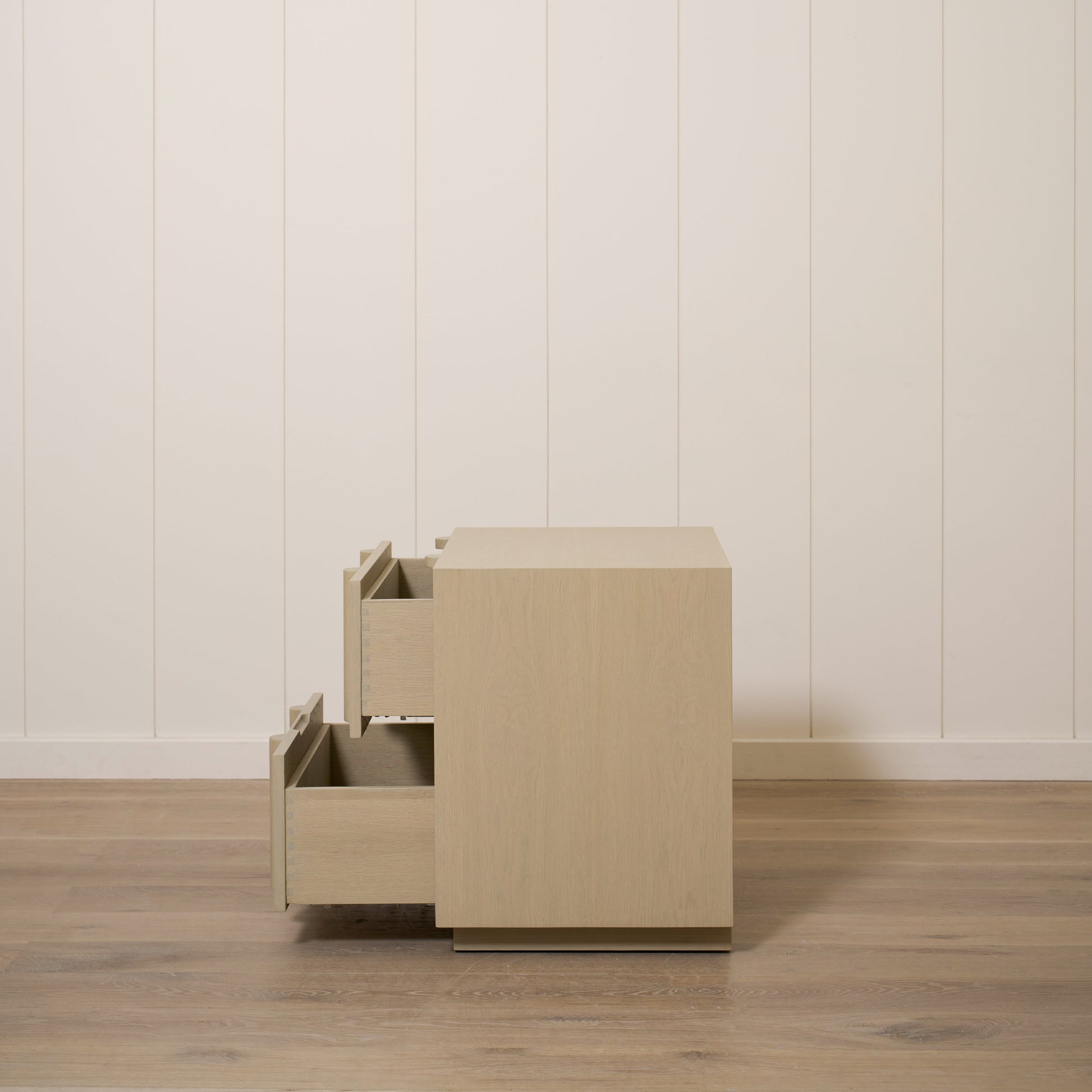 As Shown: 24"L x 20"D x 25"H | Material: Solid Ash | Finish: Natural