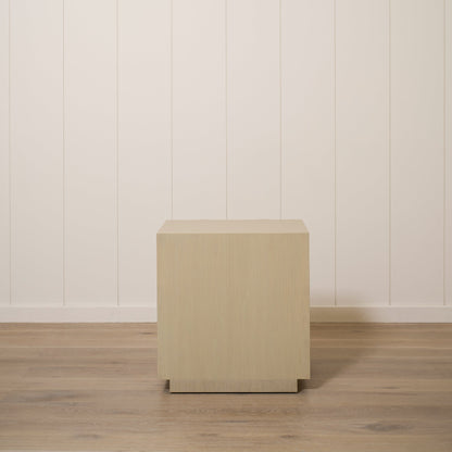 As Shown: 24"L x 20"D x 25"H | Material: Solid Ash | Finish: Natural