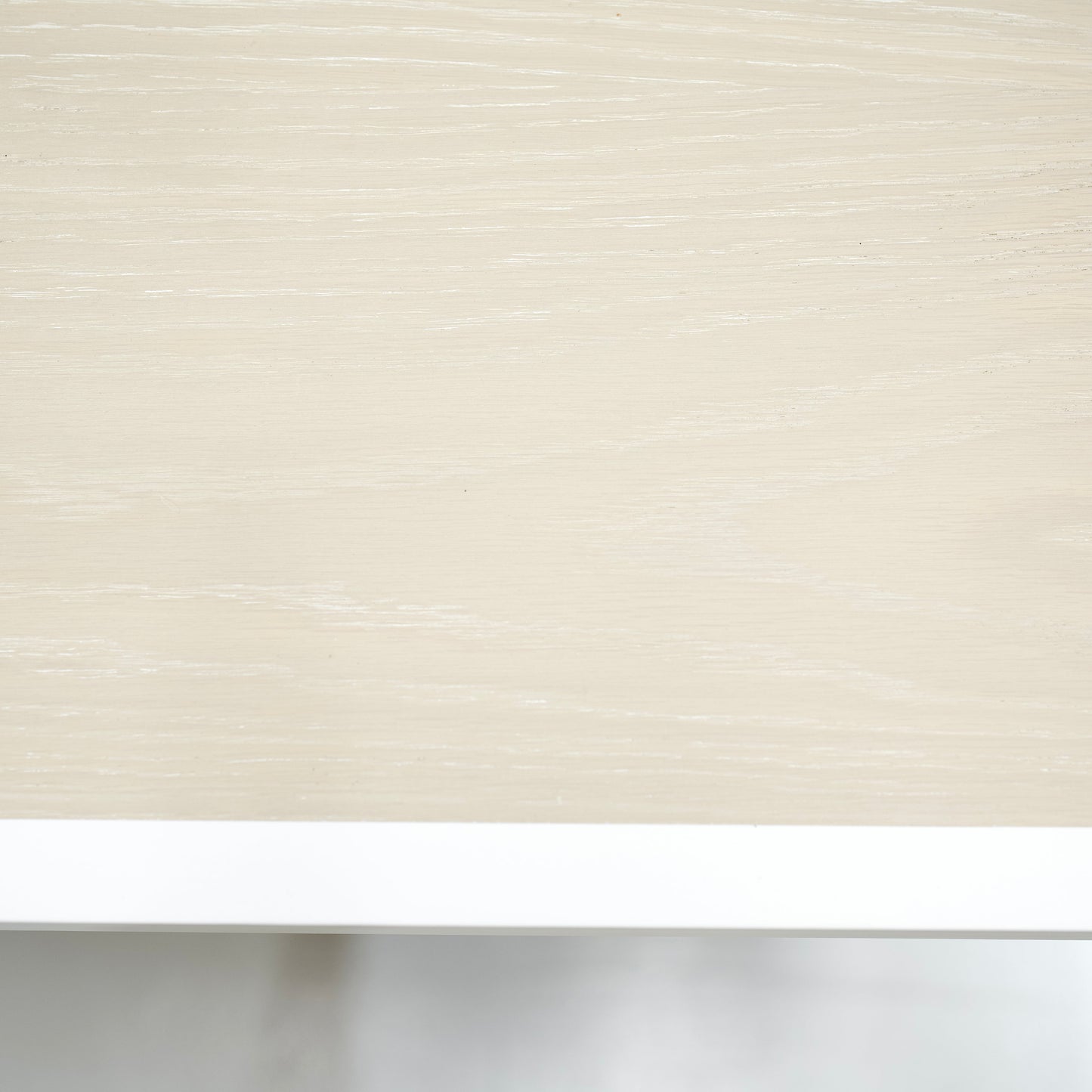 As Shown: 108"L x 60"D x 30"H | Material: Solid Oak | Finish: Sand | Painted Lines: Wire Brushed Figueroa